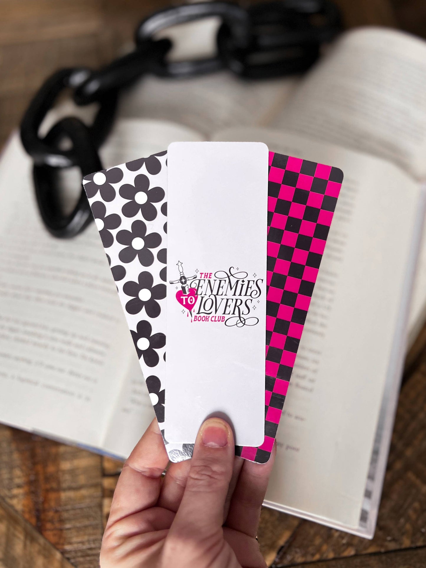 Enemies to Lovers Bookmark Set: Enemies to Lovers / Glossy - Laminated