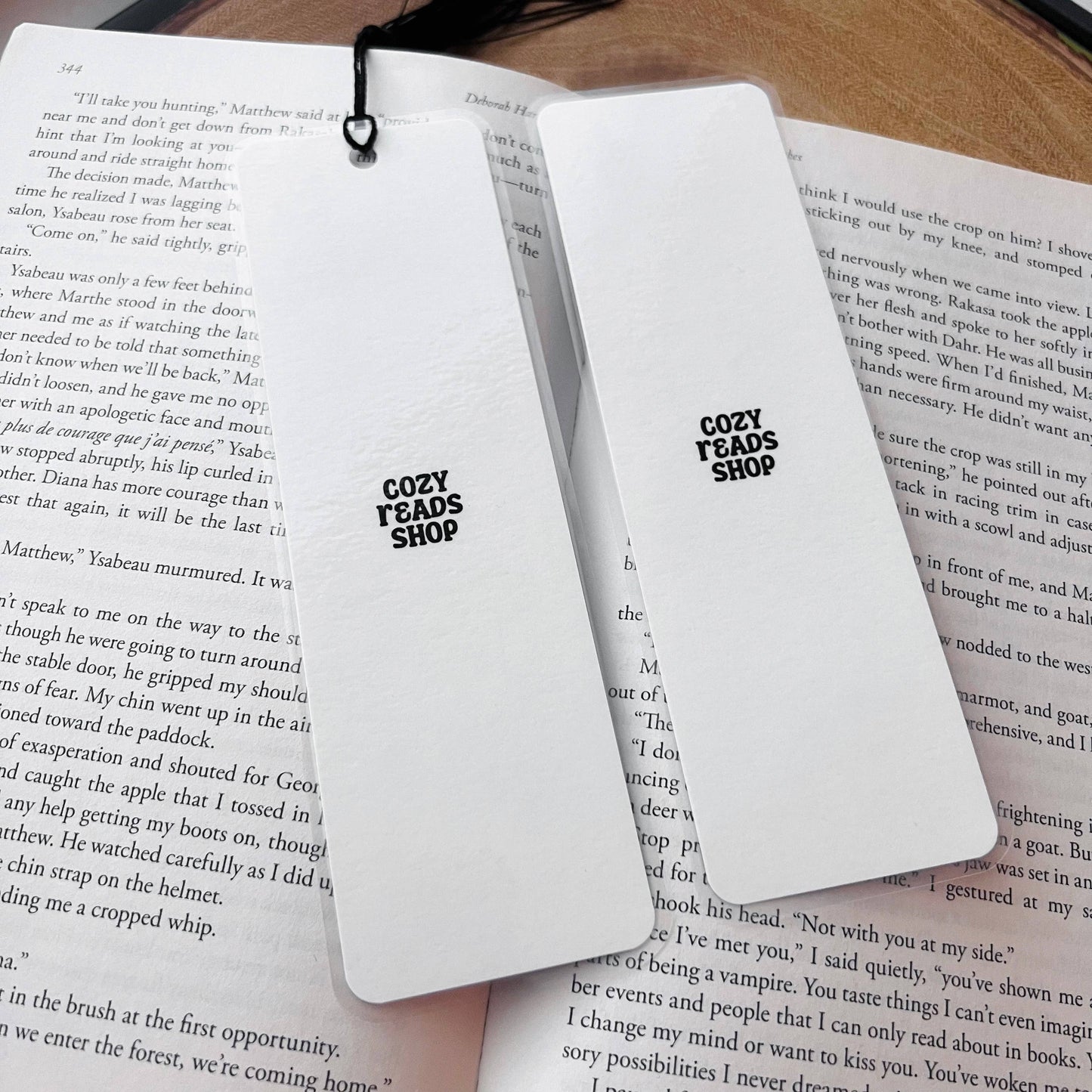 Witchy Readers Club Bookmark: Green & pink / Tassel