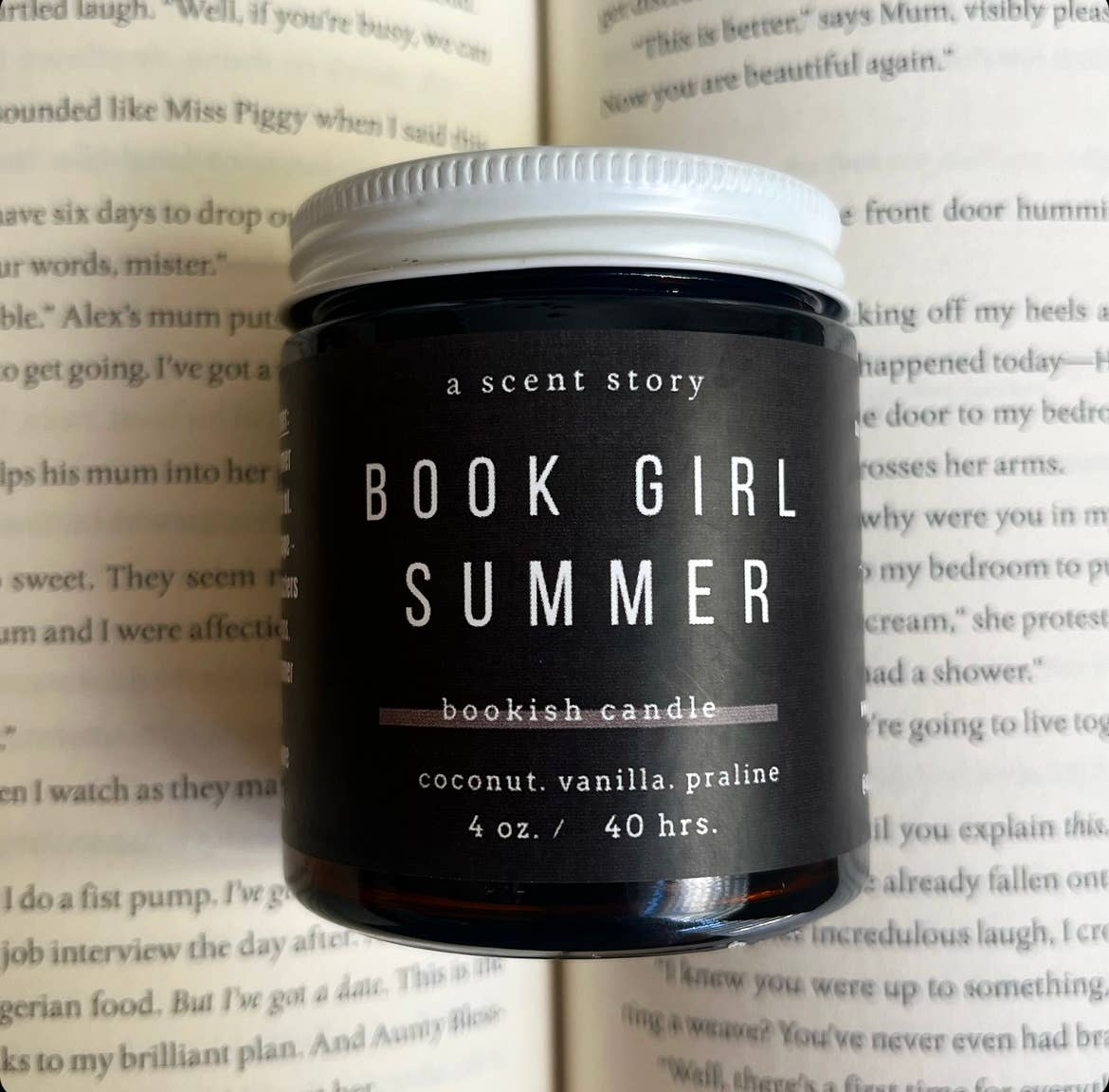Book Girl Summer - Bookish Candle | Book Themed Candle