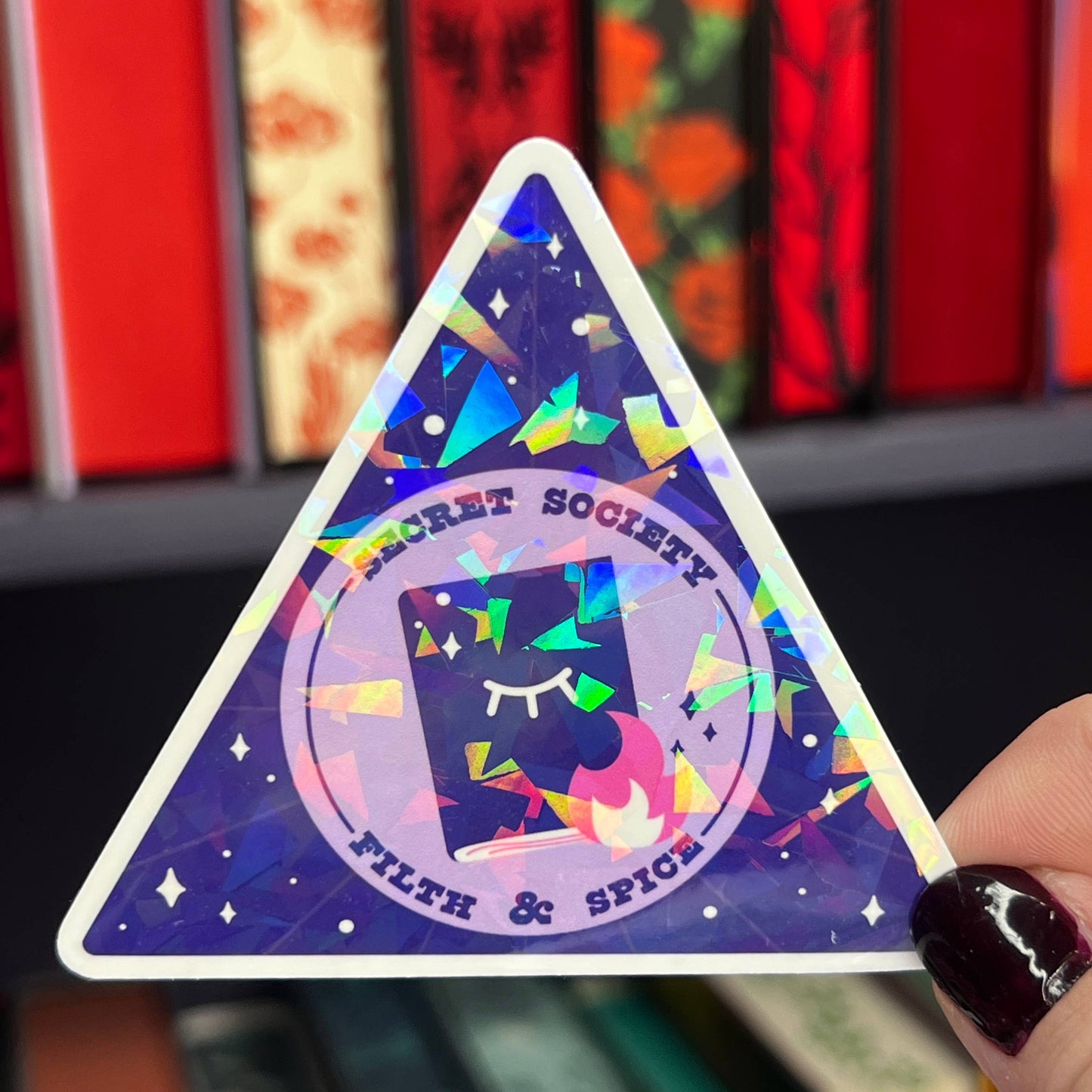 Secret Society Filth & Spice Holographic Bookish Sticker