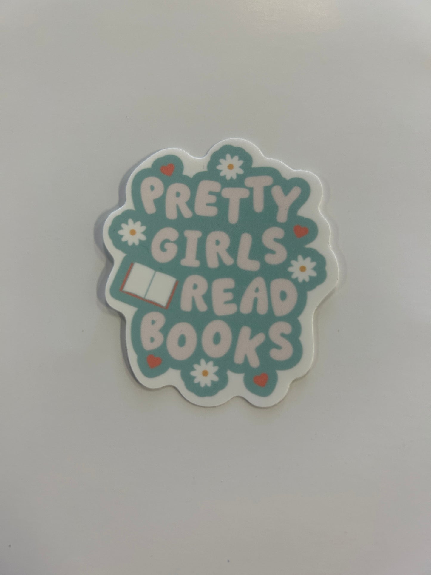 Pretty Girls Read Books Sticker