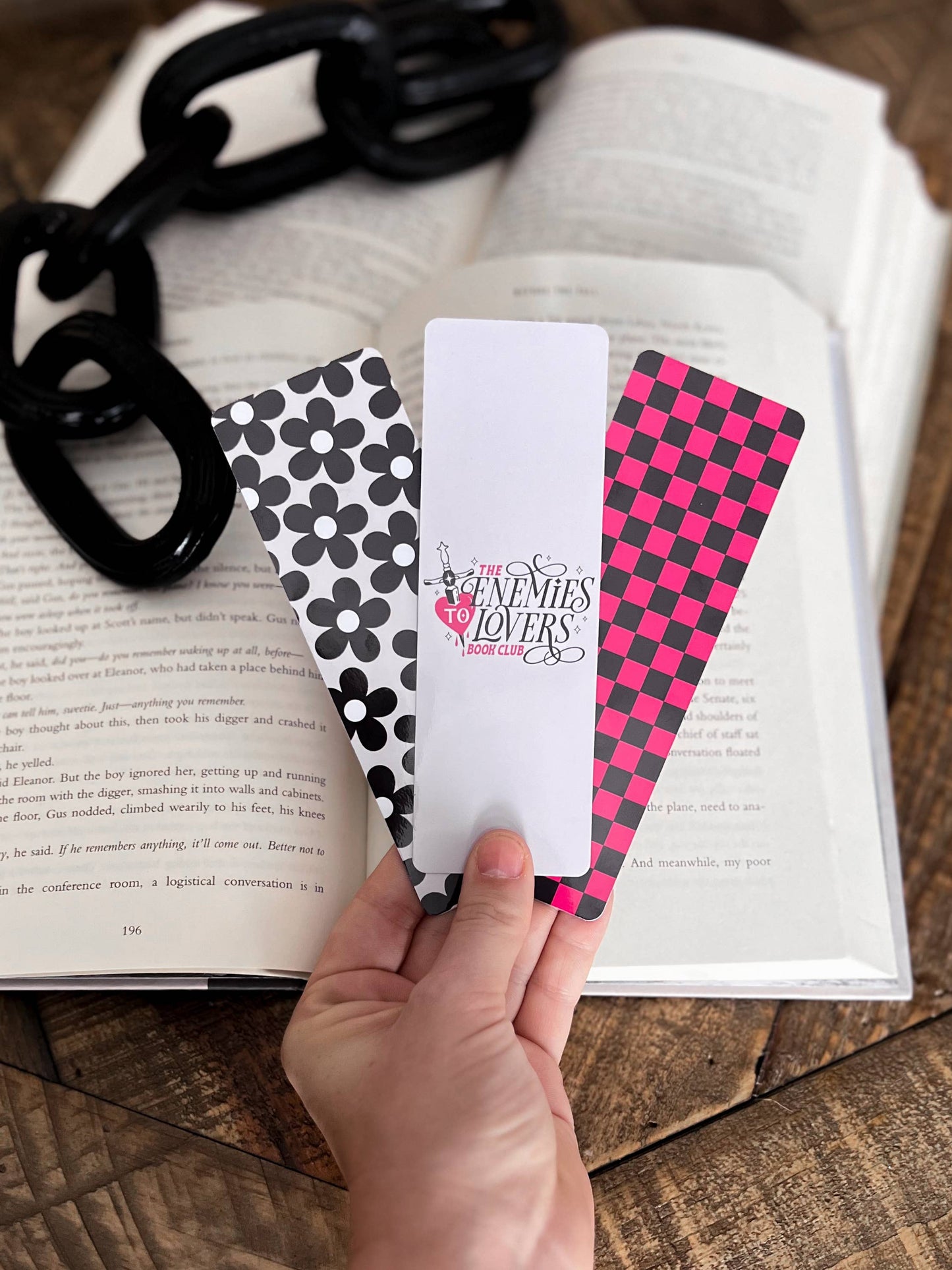 Enemies to Lovers Bookmark Set: Enemies to Lovers / Glossy - Laminated