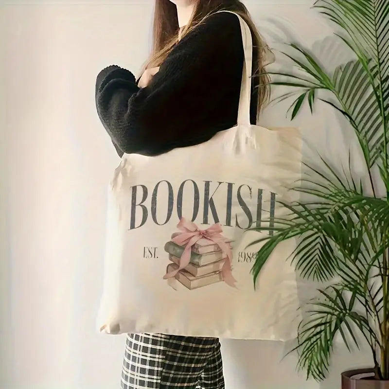 Bookish Canvas Tote Bag