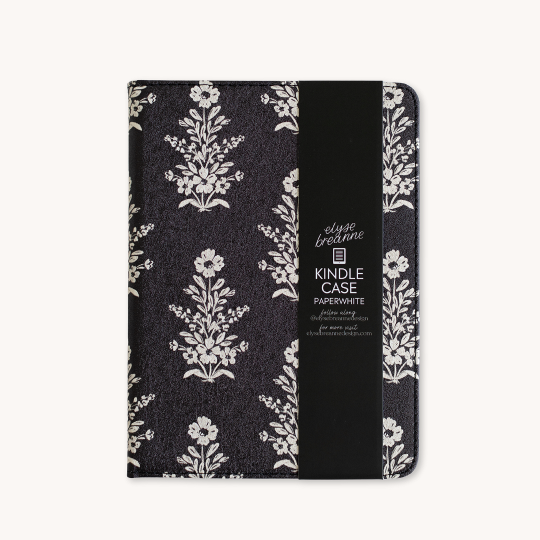 Midnight Damask Kindle Case: Kindle Paperwhite (12th Generation)