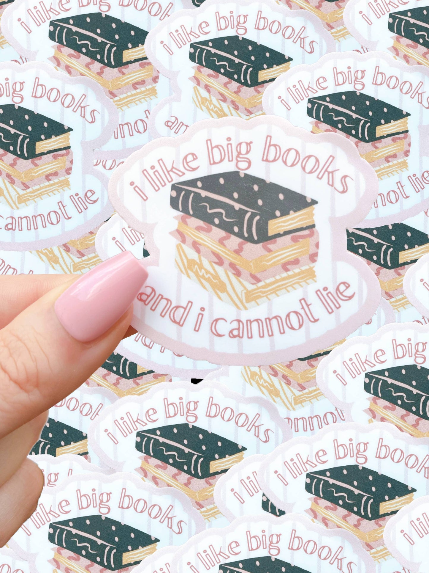 I like big books waterproof sticker