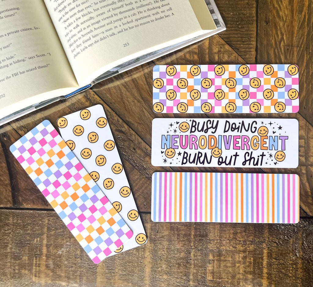 Neurodivergent Burn Out Bookmark: Glossy - Laminated