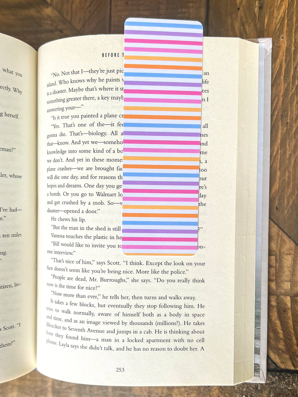 Checker / Glossy - Laminated Bookmark