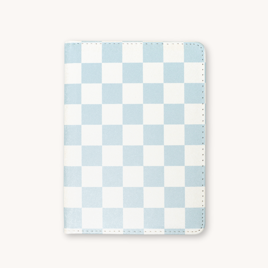 Blue Checker Kindle Case: 6" Kindle Basic (11th Generation)