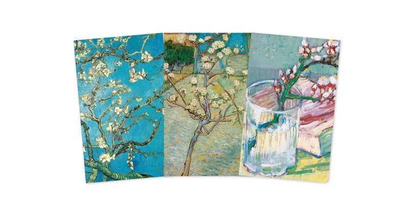 Vincent Van Gogh: Blooms Set of 3 Mini Notebooks