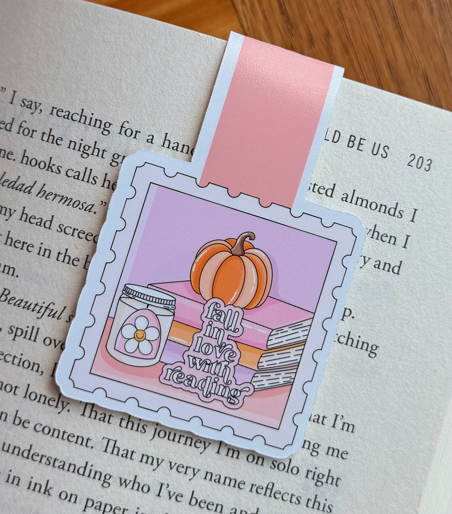 Magnetic Bookmark  - Fall in Love