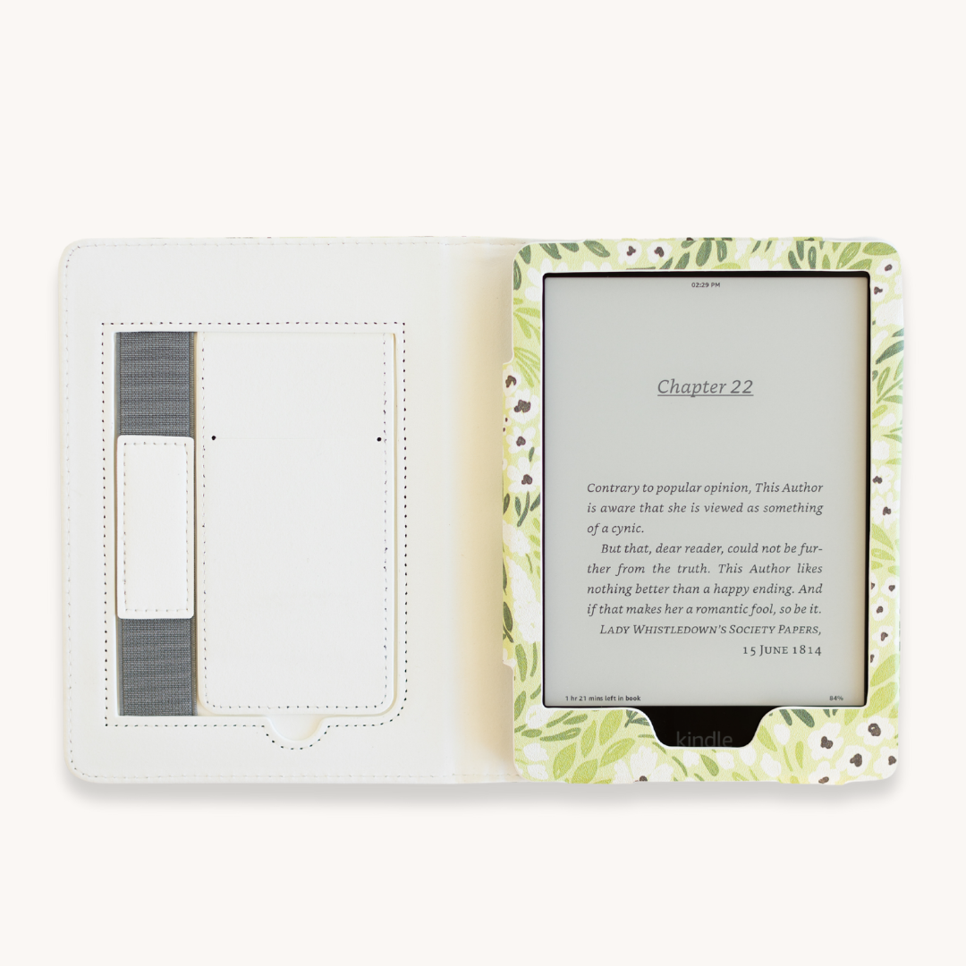 Matcha Floral Kindle Case: Kindle Paperwhite (12th Generation)