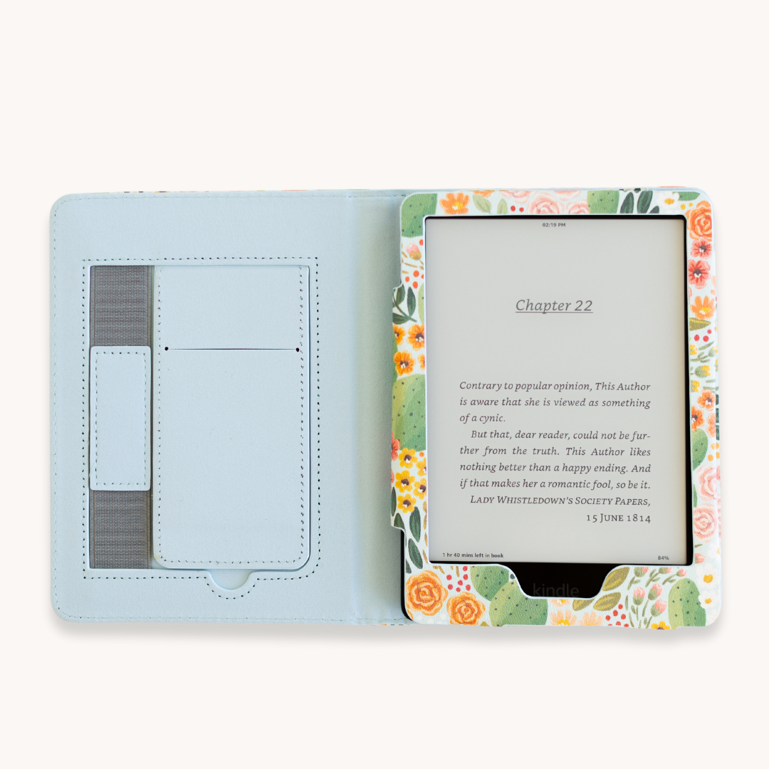 Cactus Blooms Kindle Case: Kindle Paperwhite (11th Generation)