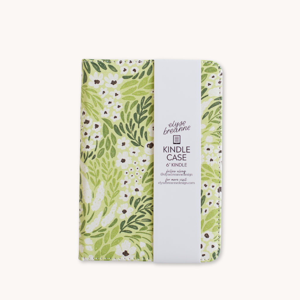 Matcha Floral Kindle Case: Kindle Paperwhite (12th Generation)