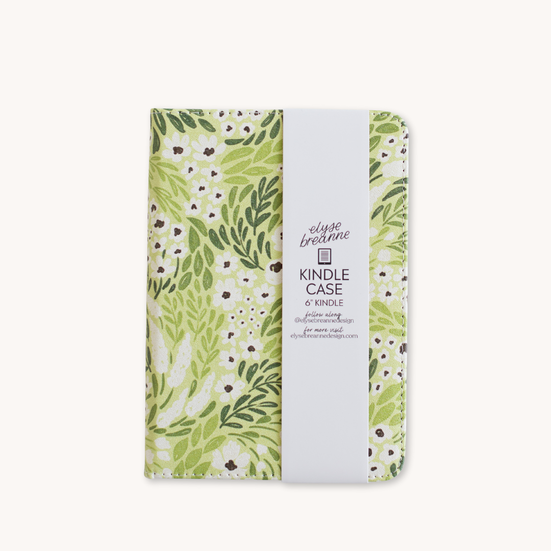 Matcha Floral Kindle Case: Kindle Paperwhite (12th Generation)