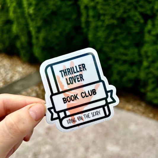 Thriller Book Club Sticker