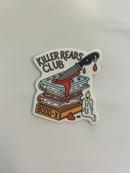 Killer Reads Club Sticker
