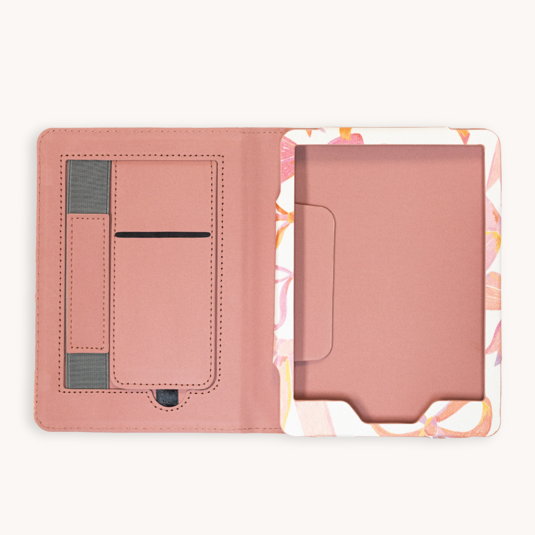 Pink Bows Kindle Case: Kindle Paperwhite (12th Generation) or Colorsoft