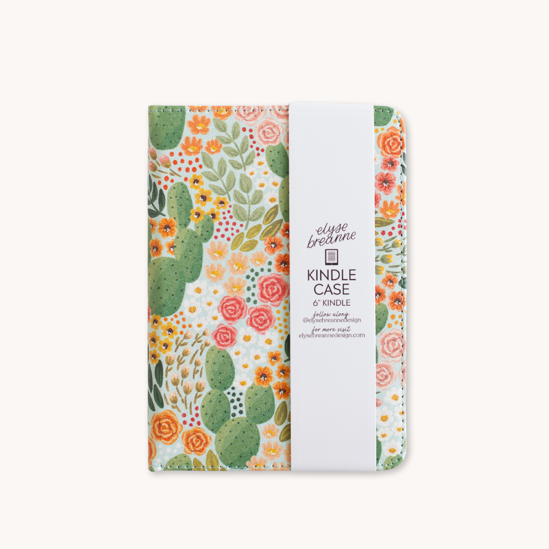Cactus Blooms Kindle Case: Kindle Paperwhite (11th Generation)