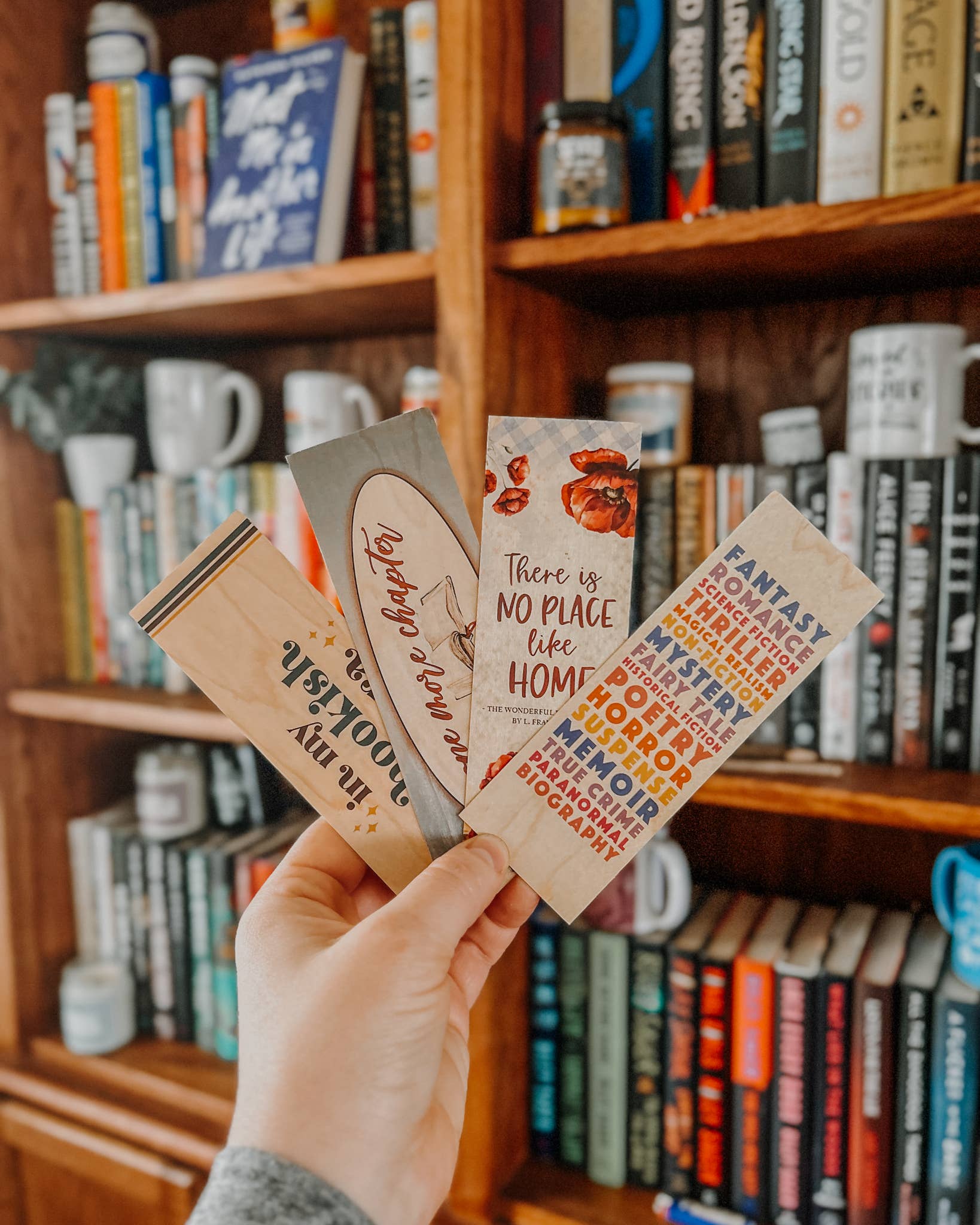 In My Bookish Era Wooden Bookmark | Reader & Bookworm Gift