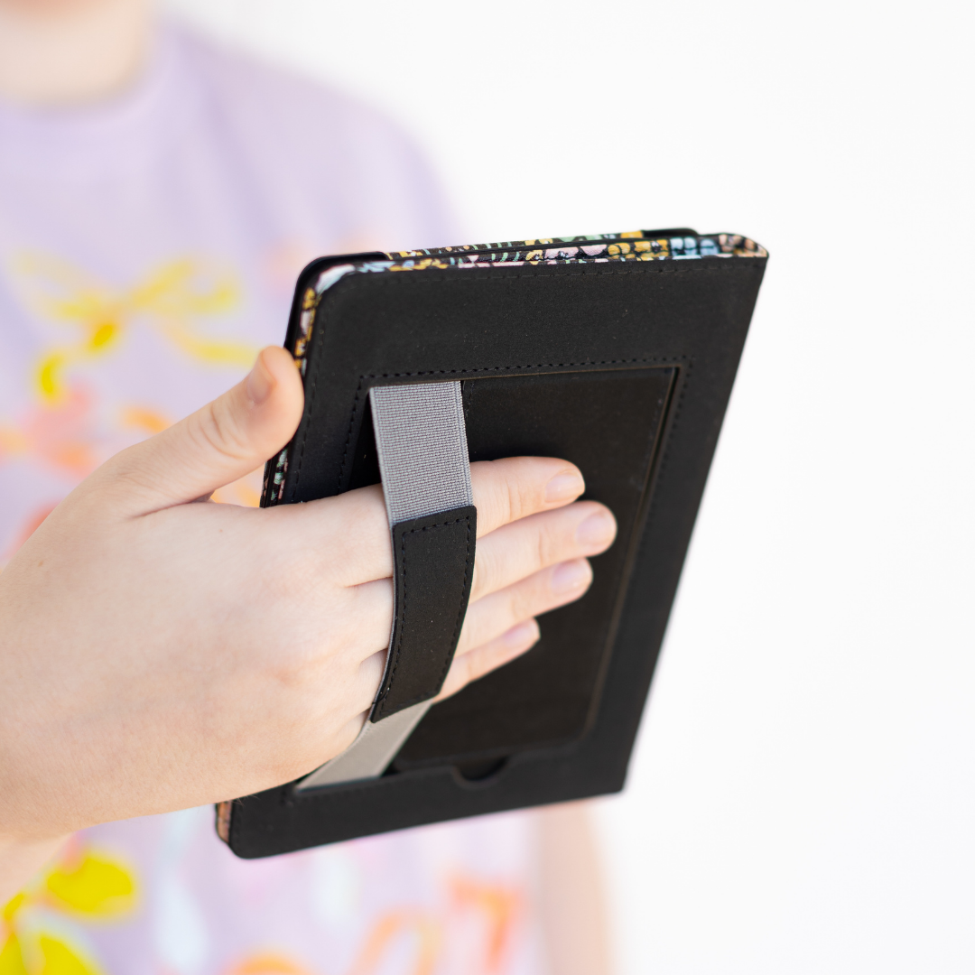 Black Floral Kindle Case: Kindle Basic(11th Generation)