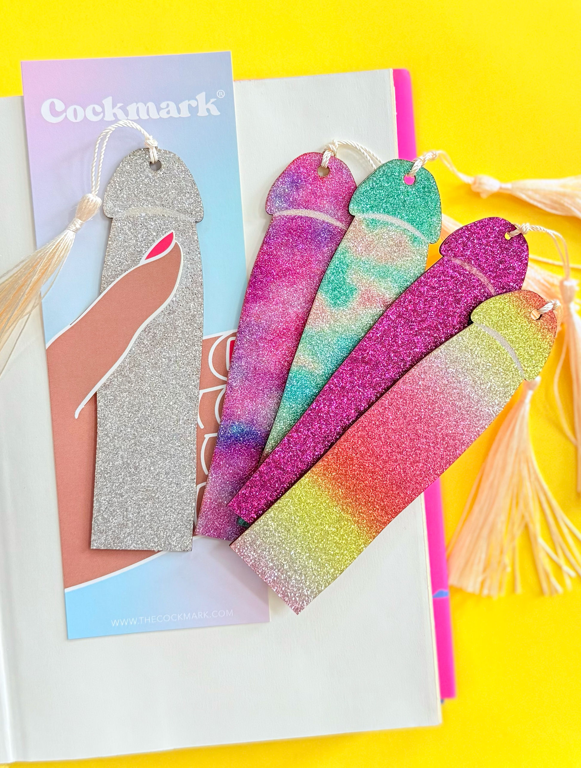 Glitter Cockmark: Magenta
