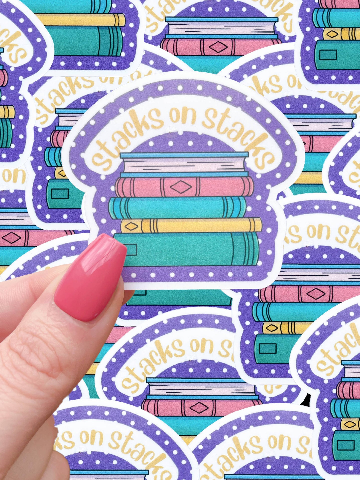 Books Waterproof Sticker