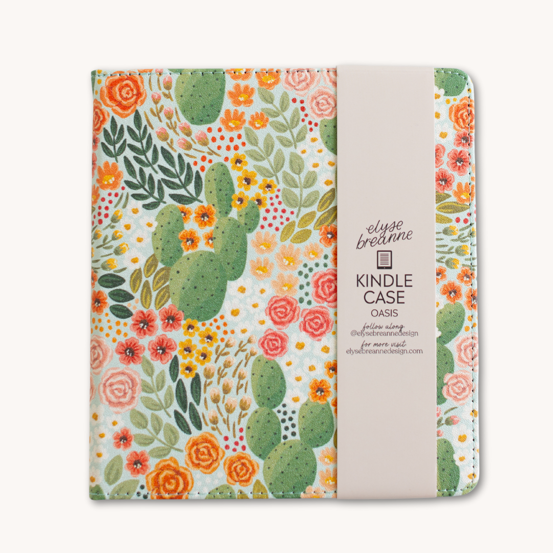 Cactus Blooms Kindle Case: Kindle Paperwhite (11th Generation)