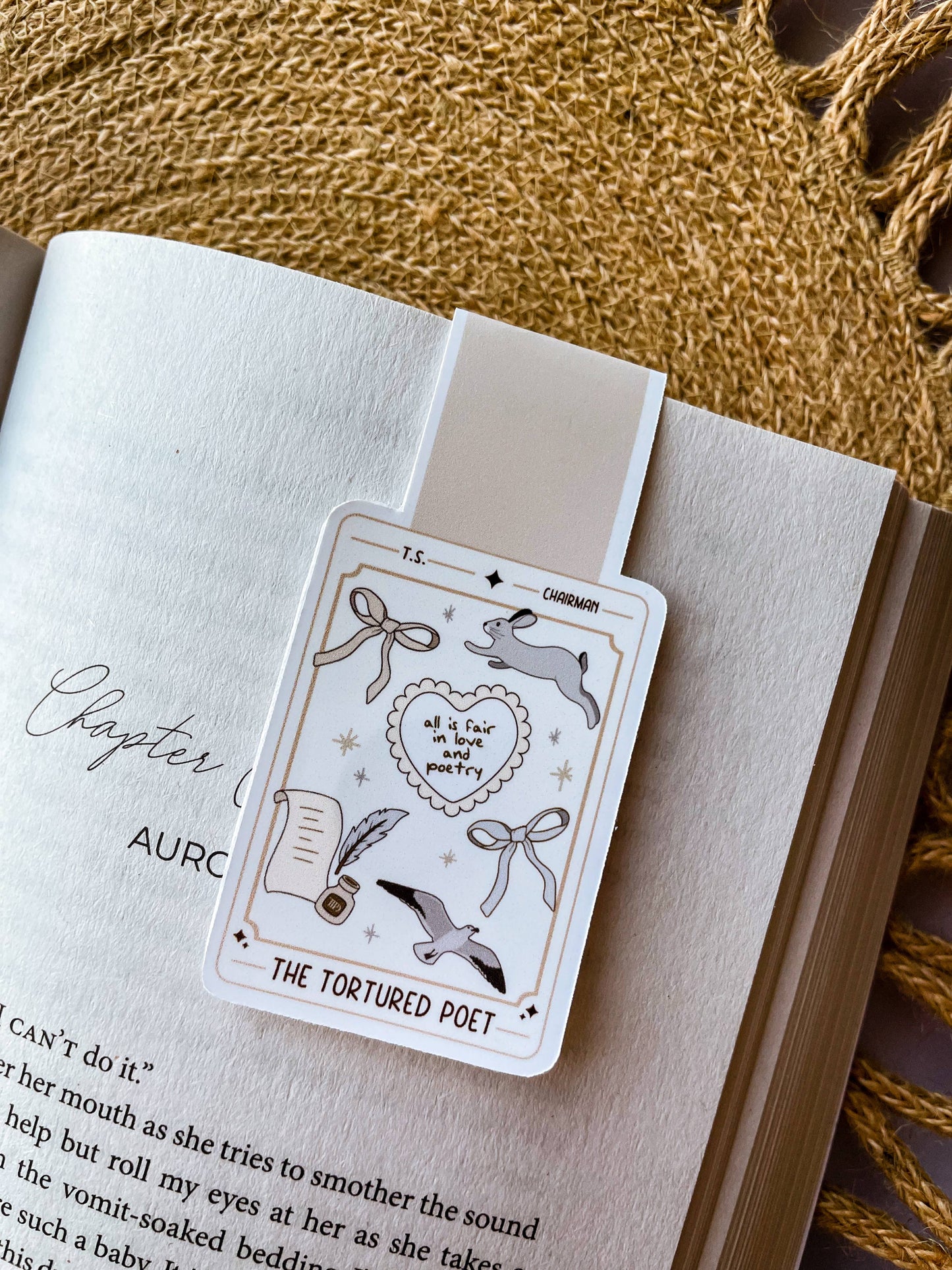 Magnetic Bookmark - Tortured Poet