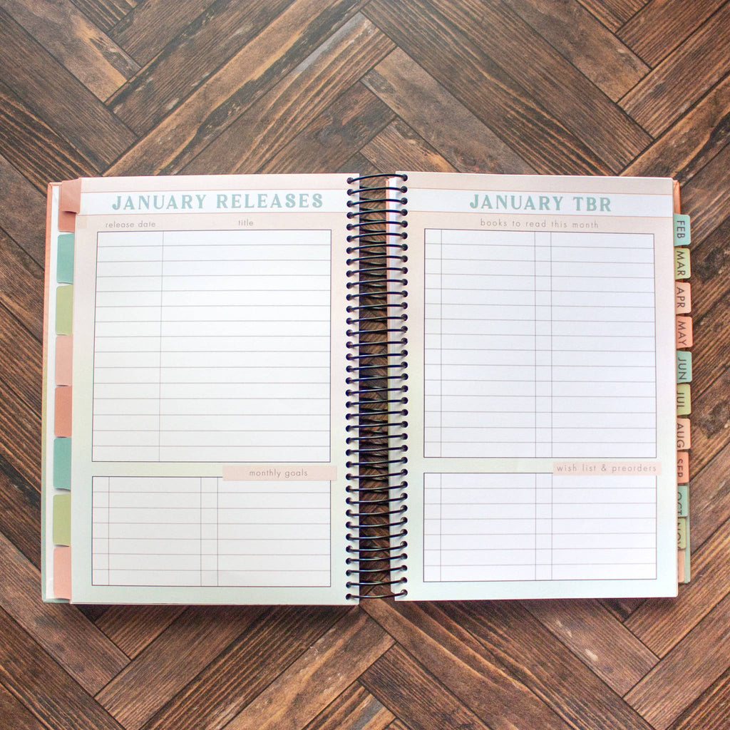 2026 Reading Tracker | book journal and reading log notebook