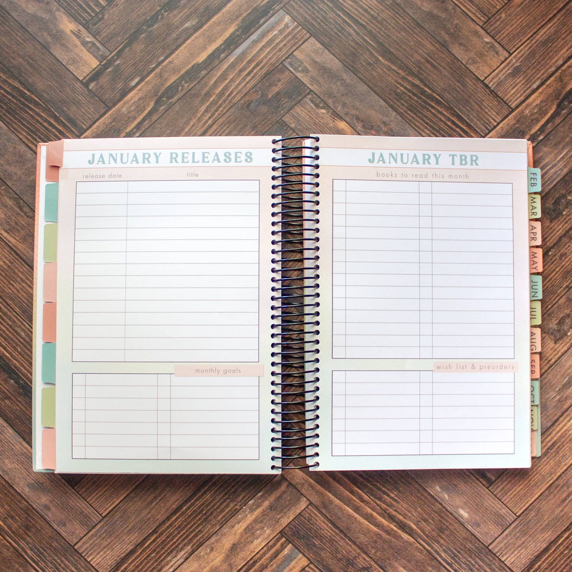 2026 Reading Tracker | book journal and reading log notebook