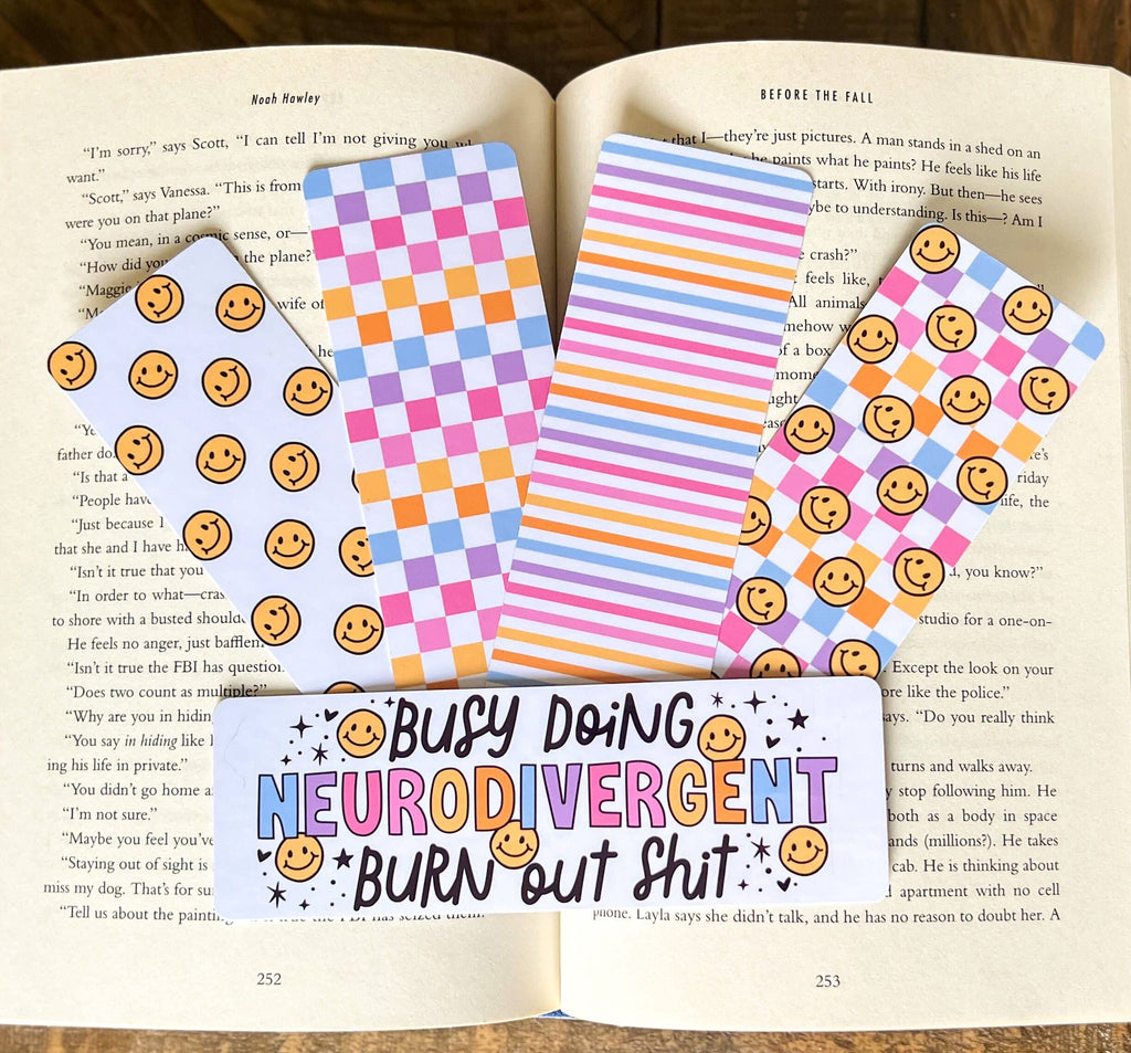 Checker / Glossy - Laminated Bookmark
