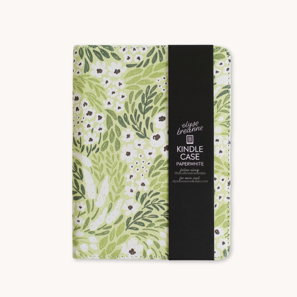 Matcha Floral Kindle Case: Kindle Paperwhite (12th Generation)
