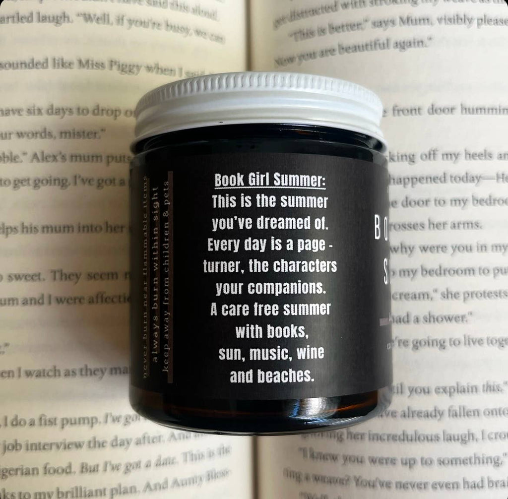 Book Girl Summer -  Bookish Candle | Book Themed Candle