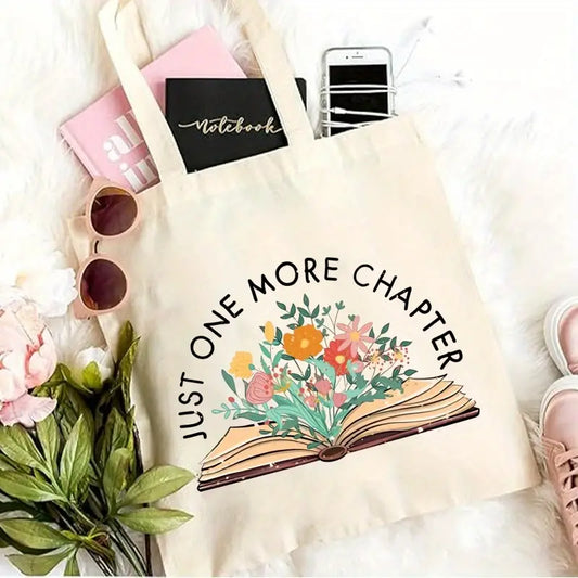 Just One More Chapter Tote Bag