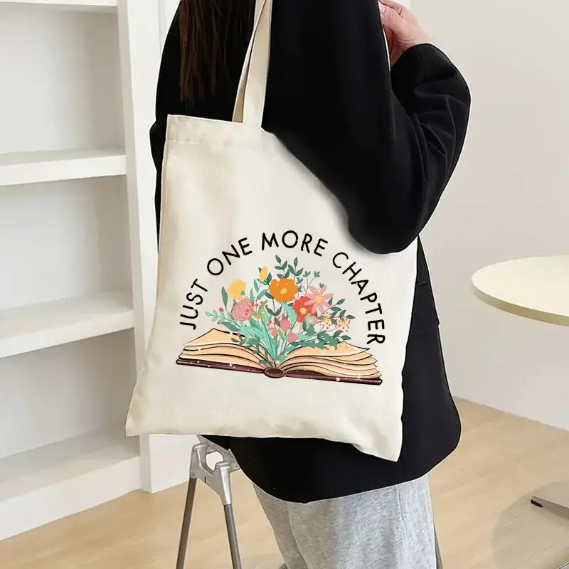 Just One More Chapter Tote Bag